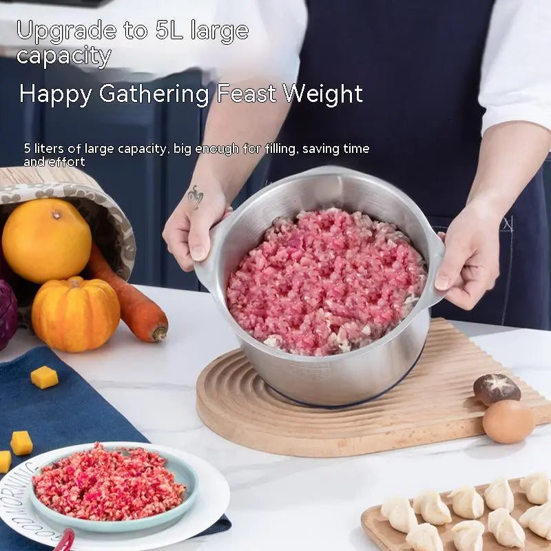 Picadora de Carne de Acero Inoxidable