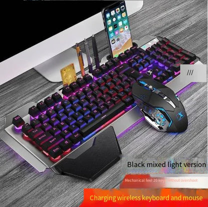 Teclado Mecánico Ergonómico con Retroiluminación RGB GAMER