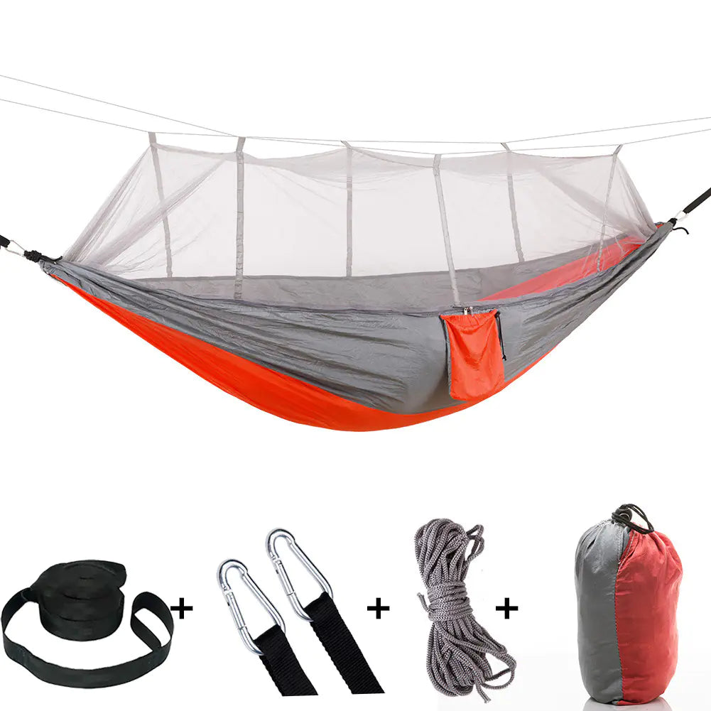 Hamaca con Mosquitero para Alpinismo - Nylon Ligero