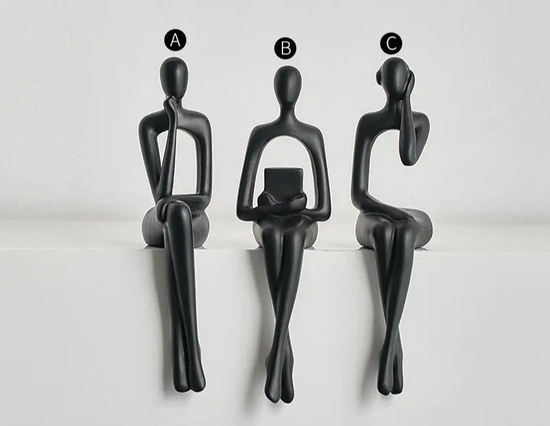 Figura Abstracta Diseño Wow House para Decoración del casa