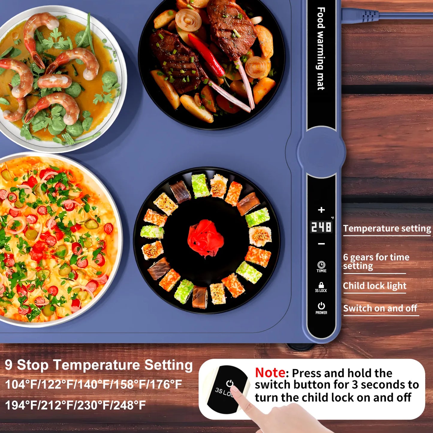 Bandeja de calentamiento térmica