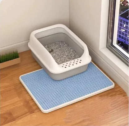 Tapete de Doble Capa para Arenero de Gato