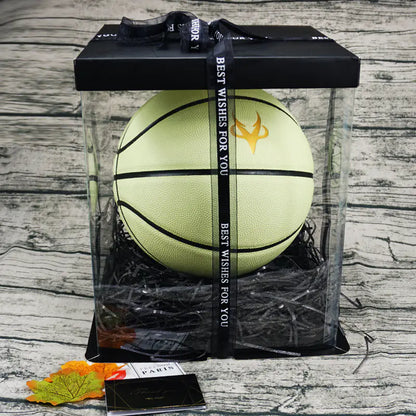 Balón de Basketball Reflectante y Fluorescente que Brilla en la Oscuridad