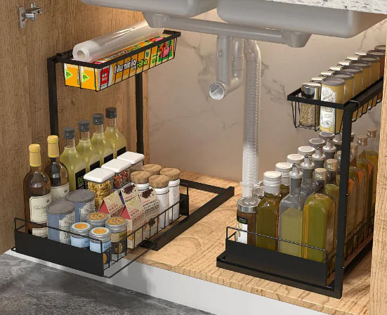 Organizador Simple para Especias y Fregadero de Cocina