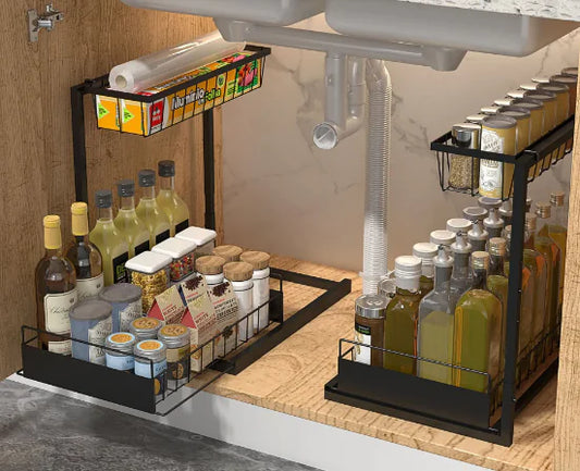 Organizador Simple para Especias y Fregadero de Cocina