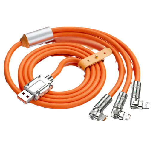 Cable de carga de aleación de zinc de 120 W con rotación de 180° (individual)