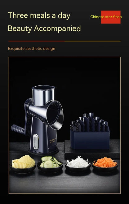 Rallador y Triturador de Verduras Multifunción