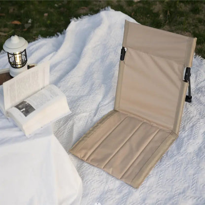 Taburete de Camping con Respaldo