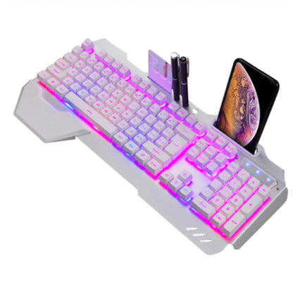 Teclado Mecánico Ergonómico con Retroiluminación RGB GAMER