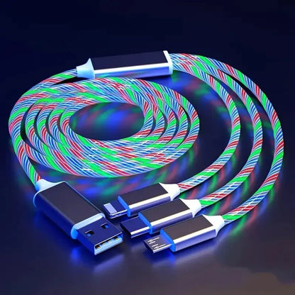 Cable de Carga USB Tipo-C con LED Luminoso