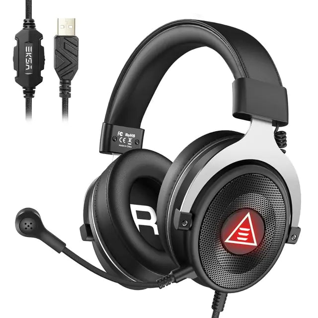 Auriculares para Juegos EKSA con Sonido Envolvente 7.1