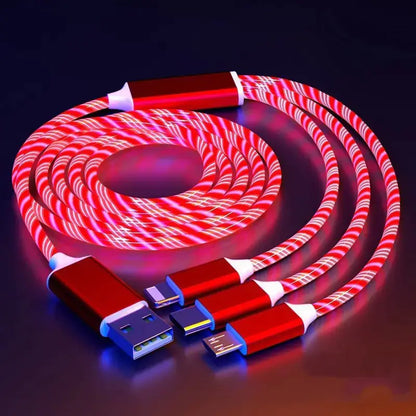 Cable de Carga USB Tipo-C con LED Luminoso