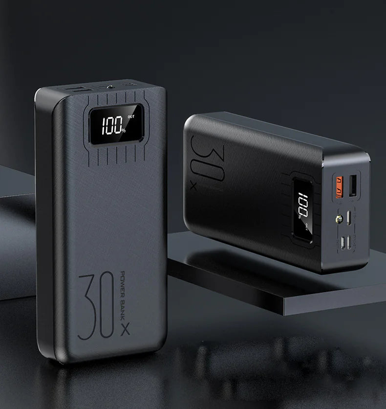 Power Bank de 30000mAh para Dispositivos Móviles