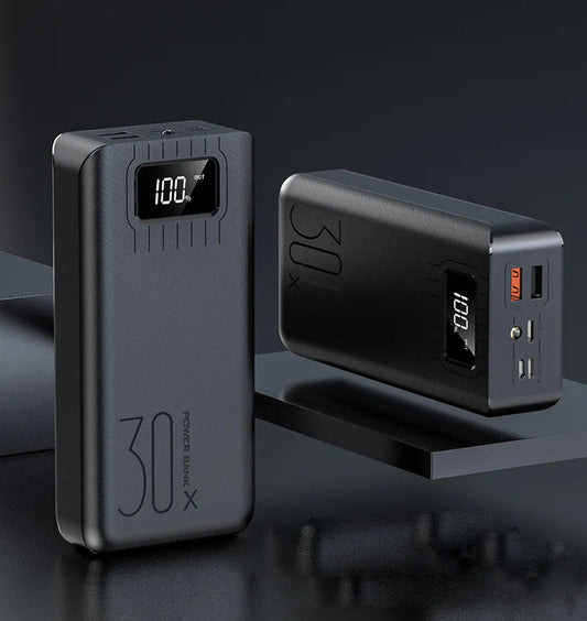 Power Bank de 30000mAh para Dispositivos Móviles