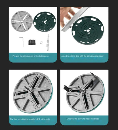 Sierra de Corona Ajustable para Esmeriladora