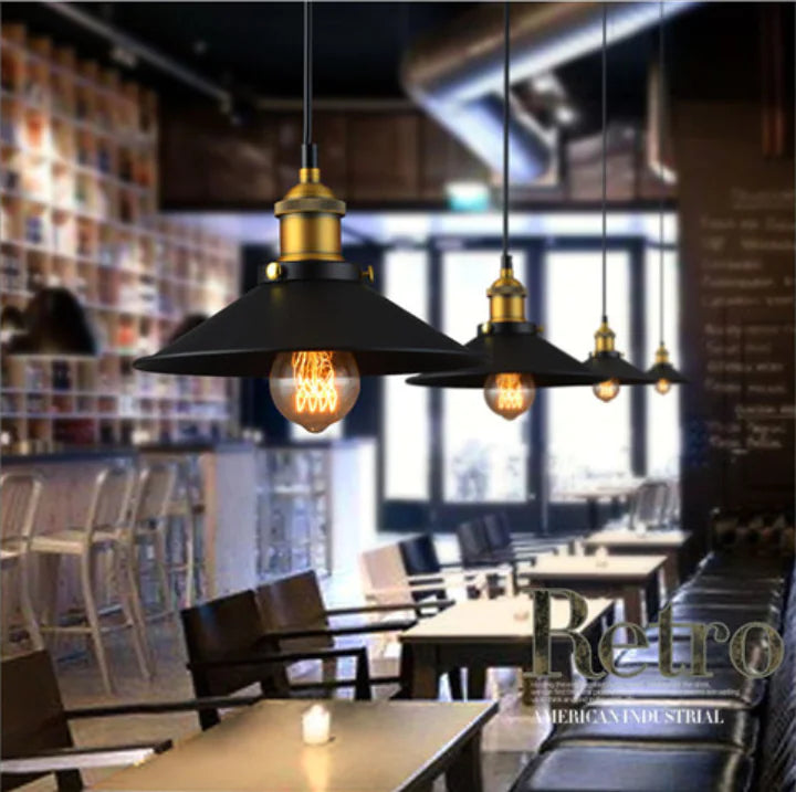 Lámpara Americana Vintage Diseño Industrial