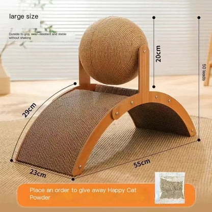 CatBall™ Poste Rascador - Juguete Vertical Duradero para Gatos (Una Pieza)
